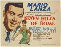 3x410 SEVEN HILLS OF ROME TC '58 Arrivederci Roma, Mario Lanza, gorgeous Marisa Allasio!