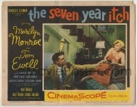 3x896 SEVEN YEAR ITCH LC #3 '55 sexy Marilyn Monroe tries to get Tom Ewell's finger out of bottle!