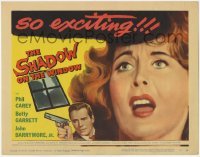 3x412 SHADOW ON THE WINDOW TC '57 Phil Carey, Betty Garrett, John Barrymore Jr., so exciting!
