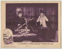 3x897 SHE SNOOPS TO CONQUER LC '44 Barbara Jo Allen as Vera Vague covers her ears by tiny cannon!