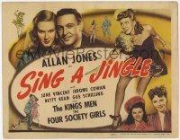 3x420 SING A JINGLE TC '43 Allan Jones, pretty June Vincent, Jerome Cowan!