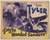 3x422 SINGLE-HANDED SANDERS TC R30s two great images of cowboy Tom Tyler brawling with bad guys!