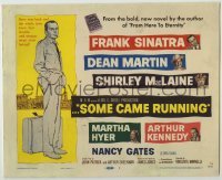 3x430 SOME CAME RUNNING TC '58 full-length art of Frank Sinatra + Dean Martin, Shirley MacLaine!