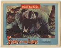 3x914 SONG OF THE LAND LC #2 '53 sea elephant close up is a thousand times stranger than fiction!