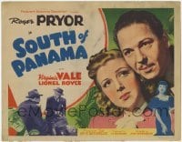3x434 SOUTH OF PANAMA TC '41 Roger Pryor & Virginia Vale in Central America!