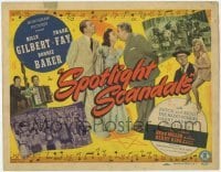 3x437 SPOTLIGHT SCANDALS TC '43 Billy Gilbert, Frank Fay, Bonnie Baker, musical!