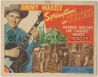 3x438 SPRINGTIME IN TEXAS TC '45 Jimmy Wakely facing bad guys & playing guitar with band!