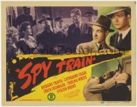 3x441 SPY TRAIN TC '43 Richard Travis, Catherine Craig, World War II espionage!