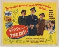 3x444 ST BENNY THE DIP TC '51 directed by Edgar Ulmer, Dick Haymes, Roland Young, Lionel Stander!