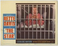 3x917 STAR LC #4 '53 best image of Hollywood star Bette Davis screaming behind prison bars!