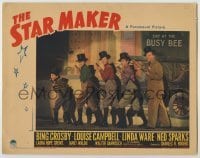 3x918 STAR MAKER LC '39 Bing Crosby performing on stage with four young boys in top hats!
