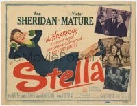 3x448 STELLA TC '50 sexy Ann Sheridan is trying to be good to Victor Mature!