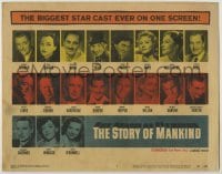 3x451 STORY OF MANKIND TC '57 Groucho & Harpo Marx, Vincent Price, plus many other star portraits!