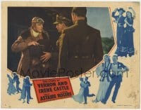 3x922 STORY OF VERNON & IRENE CASTLE LC '39 pilot Fred Astaire takes box from two officers!