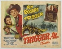 3x475 TRIGGER JR. TC '50 Roy Rogers & Trigger, Dale Evans, The Riders of the Purple Sage!