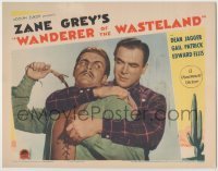 3x973 WANDERER OF THE WASTELAND LC '35 c/u of Dean Jagger choking Buster Crabbe, Zane Grey!