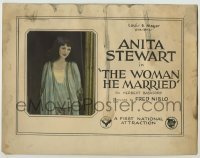 3x491 WOMAN HE MARRIED TC '22 artist's model Anita Stewart marries a rich son who is disinherited!