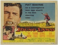 3x496 YOUNG LAND TC '58 courageous teen sheriff Patrick Wayne, Yvonne Craig, Dennis Hopper!