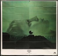 3y113 ROSEMARY'S BABY 6sh '68 Roman Polanski, Mia Farrow, creepy baby carriage horror image!