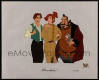3y349 ANASTASIA #4223/4800 14x17 matted limited edition animation sericel '97 Don Bluth cartoon!