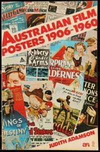 3y017 AUSTRALIAN FILM POSTERS 1906-1960 Australian softcover book '78 with lots of color images!