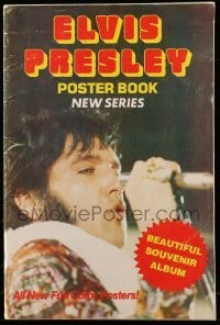 3y020 ELVIS PRESLEY softcover book '77 full-color poster images with the King of Rock 'n' Roll!