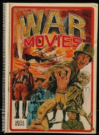3y028 WAR MOVIES softcover book '74 spiralbound with images from The Kobal Collection!