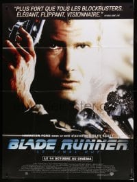 3y624 BLADE RUNNER French 1p R15 Ridley Scott's director's cut, Alvin art of Harrison Ford!