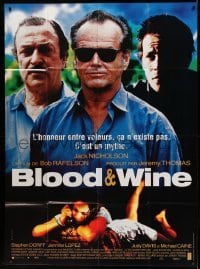 3y625 BLOOD & WINE French 1p '97 Jack Nicholson, Jennifer Lopez, Stephen Dorff, Michael Caine