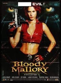 3y627 BLOODY MALLORY French 1p '02 sexy vampire hunter Olivia Bonamy with outrageous tagline!