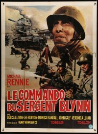 3y655 COMMANDO ATTACK French 1p '68 Giugno '44 - Sbarcheremo in Normandia, Michael Rennie, WWII!