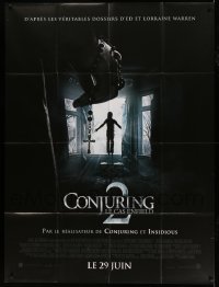 3y658 CONJURING 2 advance French 1p '16 James Wan sequel, completely creepy horror image!