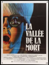 3y674 DEATH VALLEY French 1p '82 Paul Le Mat, Catherine Hicks, cool horror artwork!