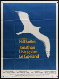 3y785 JONATHAN LIVINGSTON SEAGULL French 1p '76 from Richard Bach's book, cool different art!