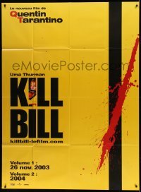 3y792 KILL BILL VOL 1/KILL BILL VOL 2 teaser French 1p '04 Quentin Tarantino, Uma Thurman, cool!