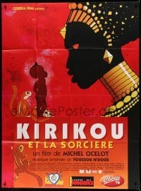3y794 KIRIKOU & THE SORCERESS French 1p '98 Michel Ocelot's Kirikou et la sorciere, Africa cartoon!