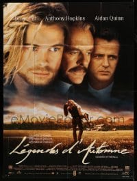 3y805 LEGENDS OF THE FALL French 1p '95 Brad Pitt, Anthony Hopkins, Aidan Quinn, Julia Ormond!