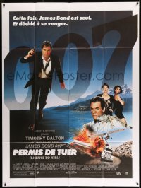 3y809 LICENCE TO KILL French 1p '89 Timothy Dalton as James Bond, he's out for revenge!