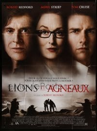 3y812 LIONS FOR LAMBS French 1p '07 Robert Redford, Meryl Streep, Tom Cruise!