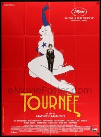 3y859 ON TOUR French 1p '10 Tournee, Christophe Blain art of sexy near-naked burlesque dancer!