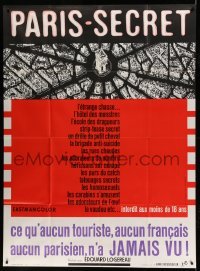 3y867 PARIS SECRET French 1p '65 it may be the most shocking motion picture you have ever seen!