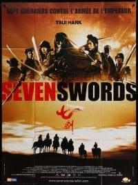 3y917 SEVEN SWORDS French 1p '06 cool Chinese/Korean fantasy adventure like Seven Samurai!