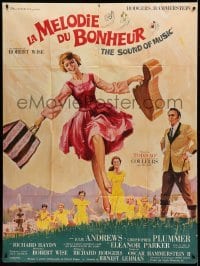 3y927 SOUND OF MUSIC French 1p '66 Rodgers & Hammerstein classic, art of Julie Andrews & top cast!