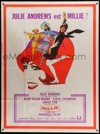 3y946 THOROUGHLY MODERN MILLIE French 1p '67 Bob Peak art of singing & dancing Julie Andrews!
