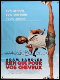 3y994 YOU DON'T MESS WITH THE ZOHAN French 1p '08 wacky image of Adam Sandler doing the splits!