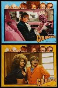 3y581 GOLDMEMBER 8 French LCs '02 Mike Myers as Austin Powers, Beyonce Knowles, James Bond spoof!