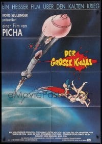 3y496 LE BIG-BANG German 33x47 '87 Picha's outrageous feature-length sex cartoon, great wacky art!