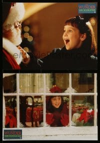 3y477 MIRACLE ON 34th STREET 4 German LCs '94 great images of Richard Attenborough as Kringle!