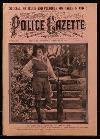 3y155 NATIONAL POLICE GAZETTE magazine February 18, 1922 Marie Prevost on the cover!