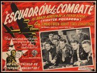 3y535 FIGHTER SQUADRON Mexican LC '48 Edmond O'Brien, Robert Stack, sky-high action spectacle!